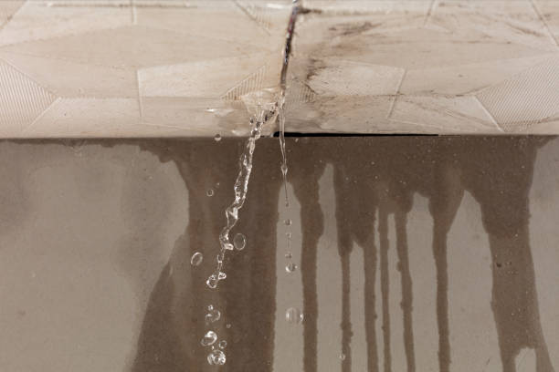 Professional Sewage Cleanup technician working in Canaan, ME